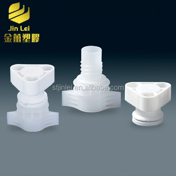 flexible plastic spout with silica gel stopper