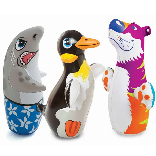 Various Cool Pattern Inflatable PVC Roly Poly Toys For children