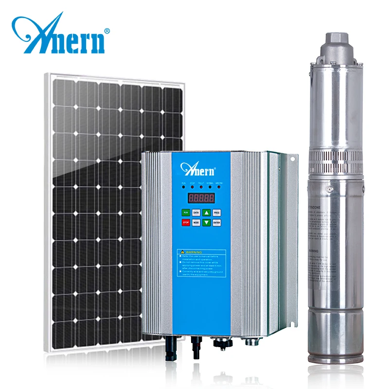 submersible solar water pump 5hp 10hp 20hp solar water pump for agriculture solar pump set