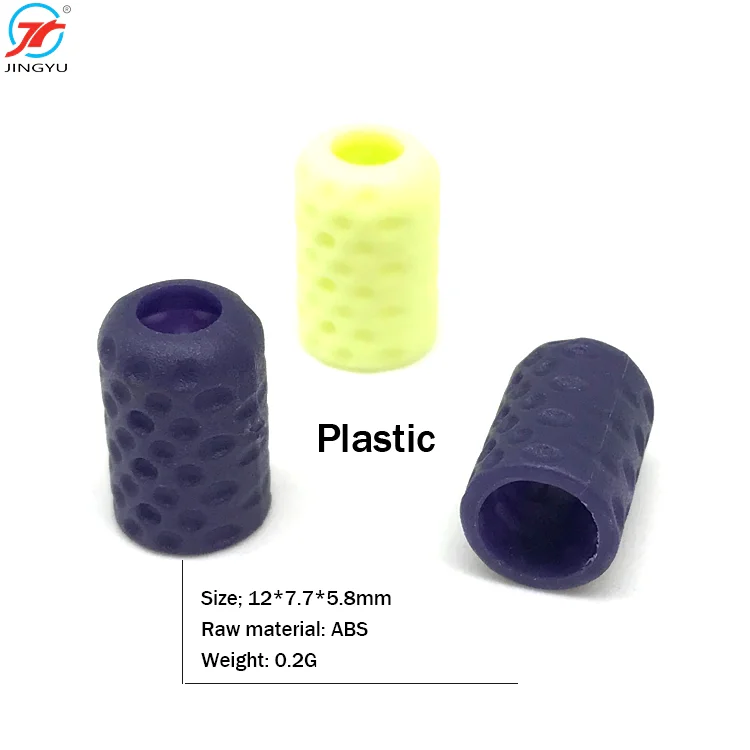 Custom Colorful TPR Plastic Draws Rubber Cord End Stopper For Clothing