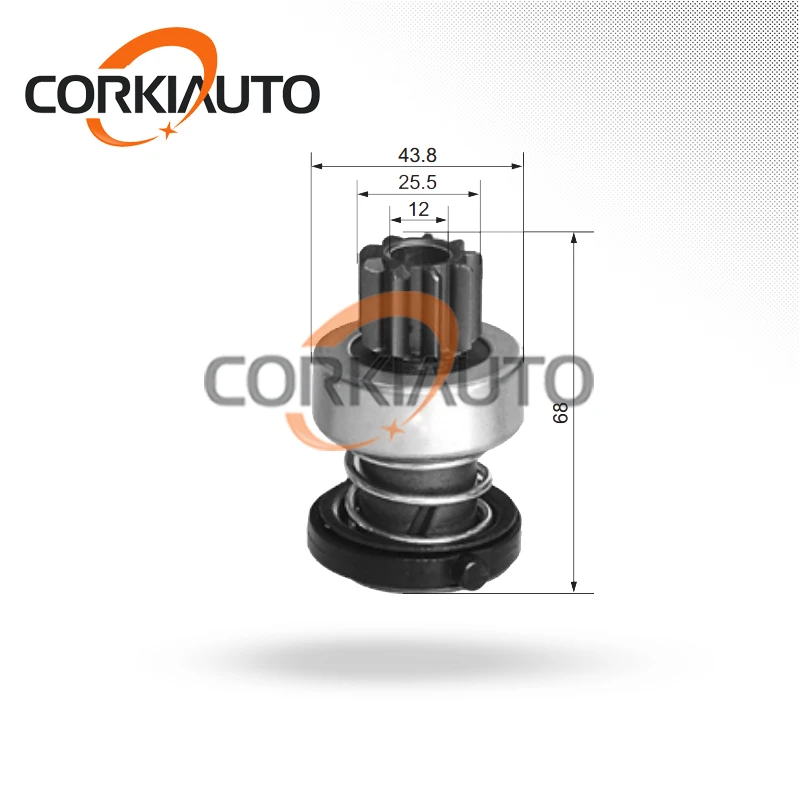 Хорошее качество 10106100 1989214 стартер привода bendix, шестерня привода стартера для delco
