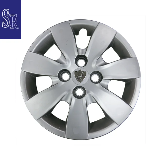 Taiwan auto parts 14' universal center cap silver ABS spare wheel cover