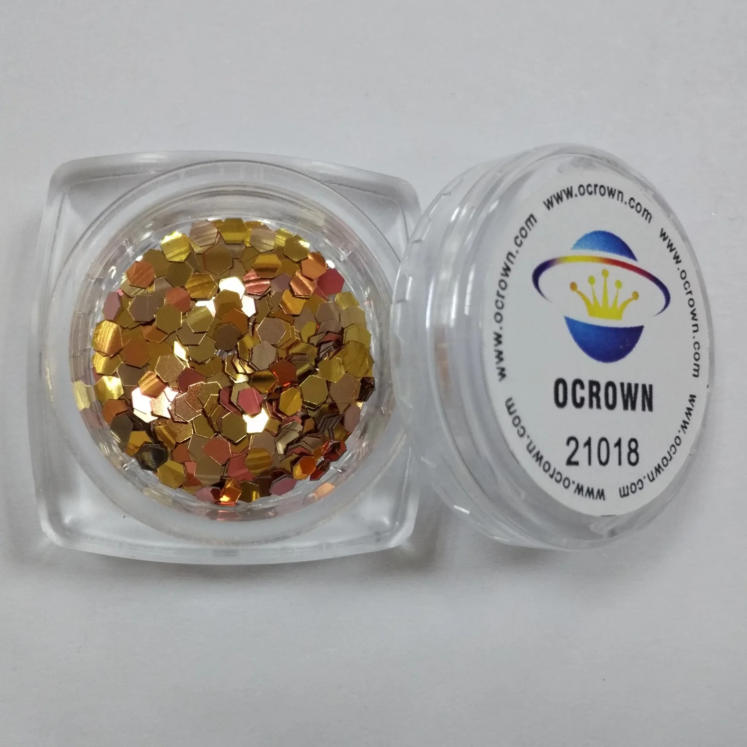 Special Effects Glitters Gold Onion Powder nail paste---peak green 21011 Chameleon flakes