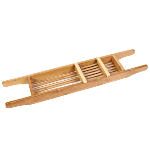 один ярус стойки ванны, бамбука вешалка для полотенец с подвижным мыльница