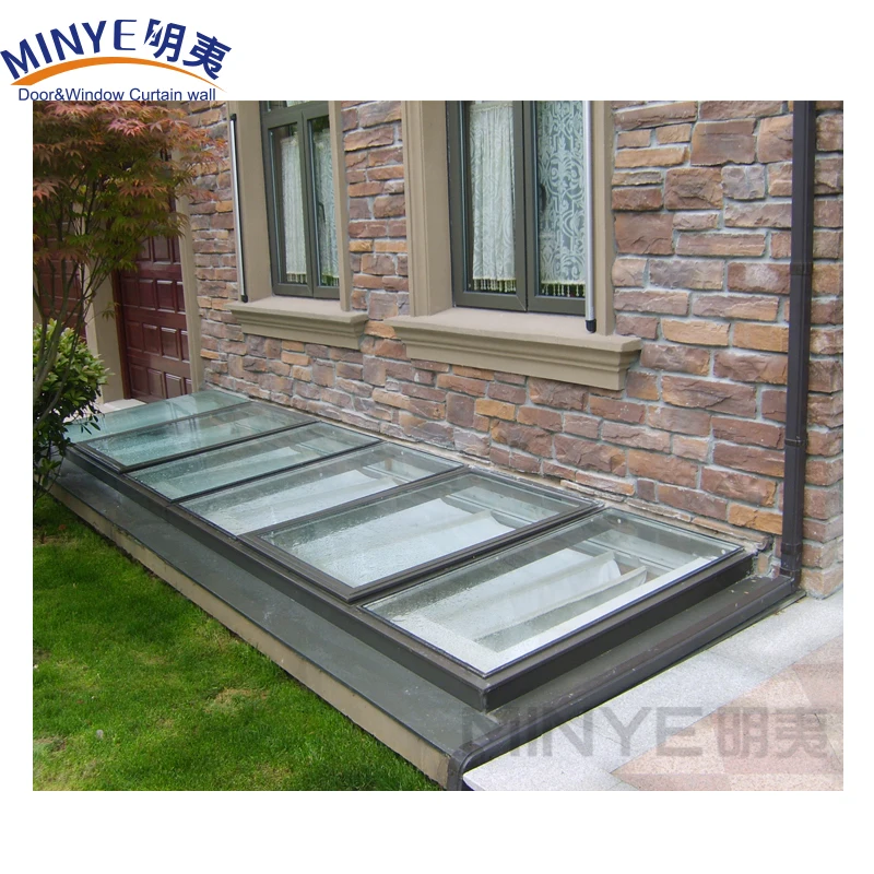 Good Quality Aluminum Skyview Roof Window Roof With The Sun Shade Blinds