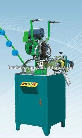 Auto Nylon Gapping and Bottom Stop Zipper Making Machine