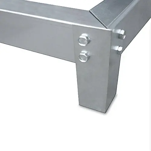 Aluminum Garden Greenhouse 190x190cm With Steel Base