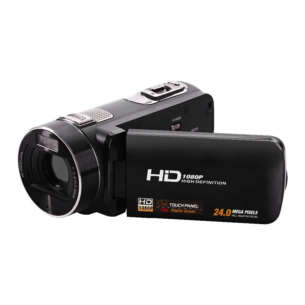 Hight-guality and popular 24MP full hd 1080p digital video camera HDV-Z8 with 3.0' TFT display 16x digital zoom