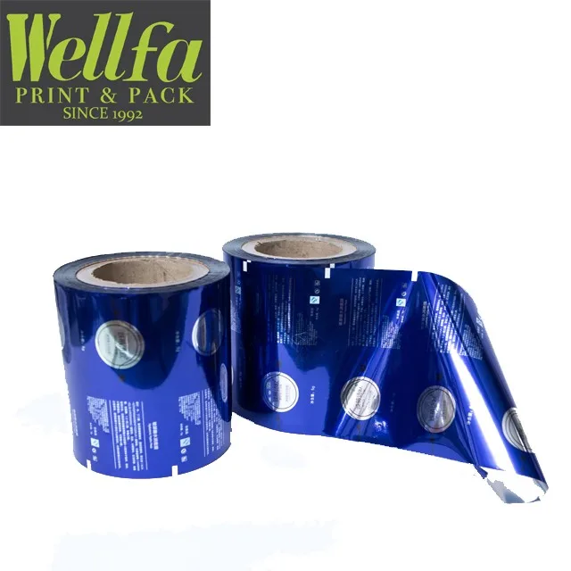 Food grade soft plastic packaging laminating lidding film pet pe