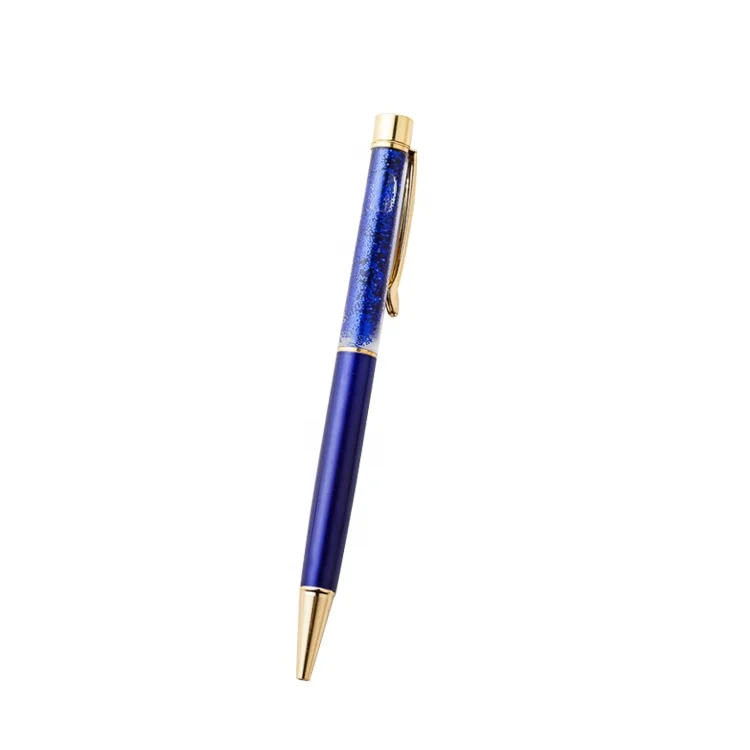 new design luxury high quality quicksand pen customised wedding logo pen