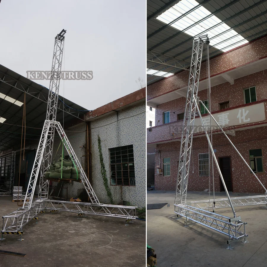 Aluminum line array speaker truss stand for sale