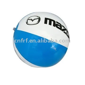 Надувной пляжный мяч из ПВХ/ТПУ для рекламы