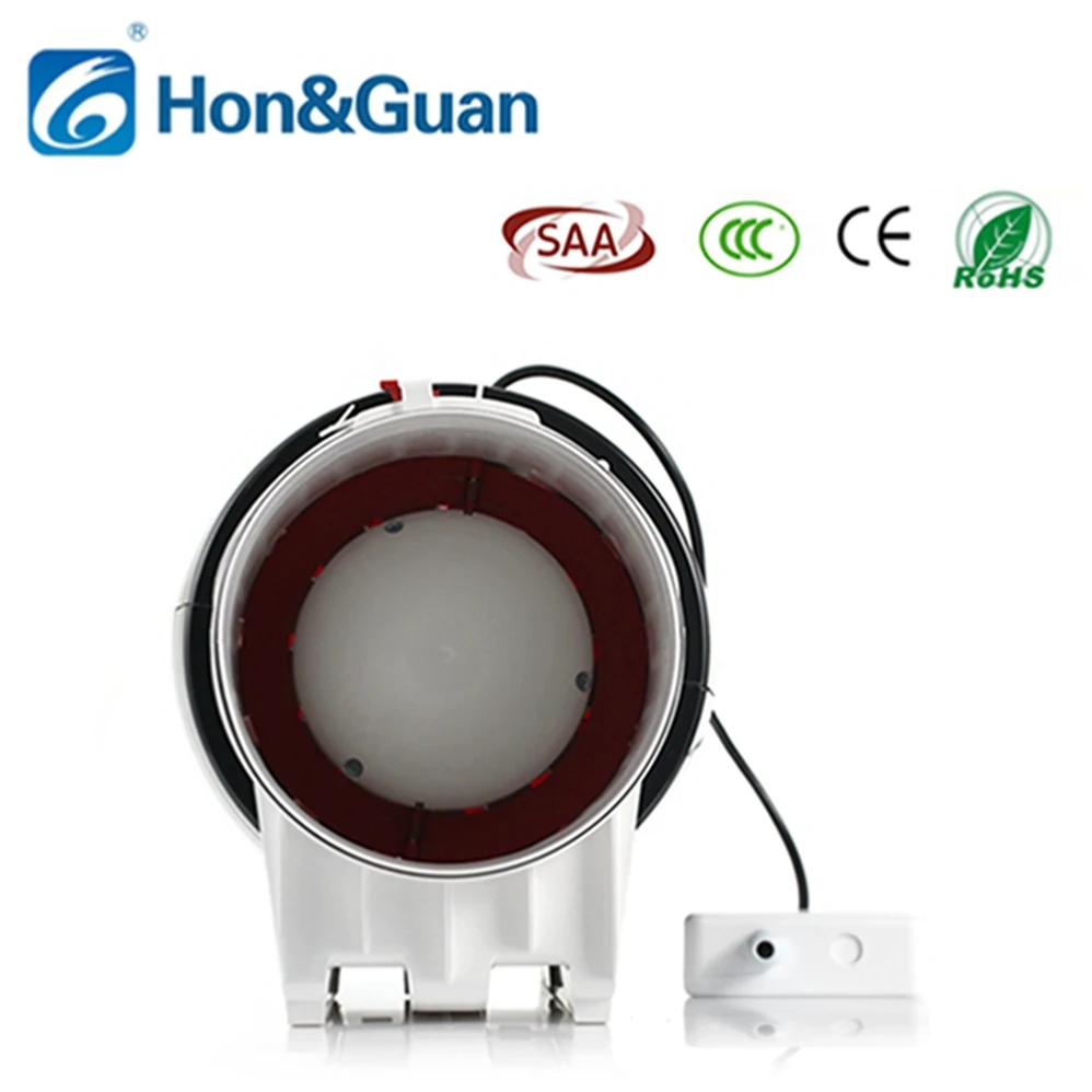 200mm line Duct Quite Booster Hydroponics Exhaust Cooling Fan
