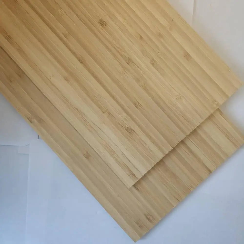 Carbonized 1 ply vertical solid bamboo panel
