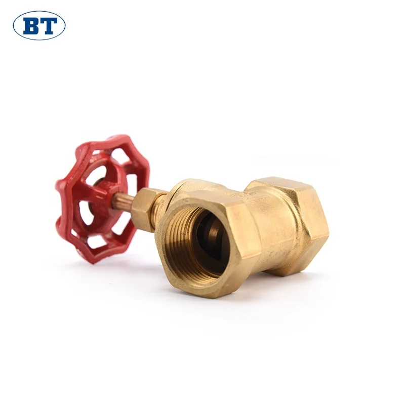 
BT4001 good market locking brass 3 way gate valve/stop valve 