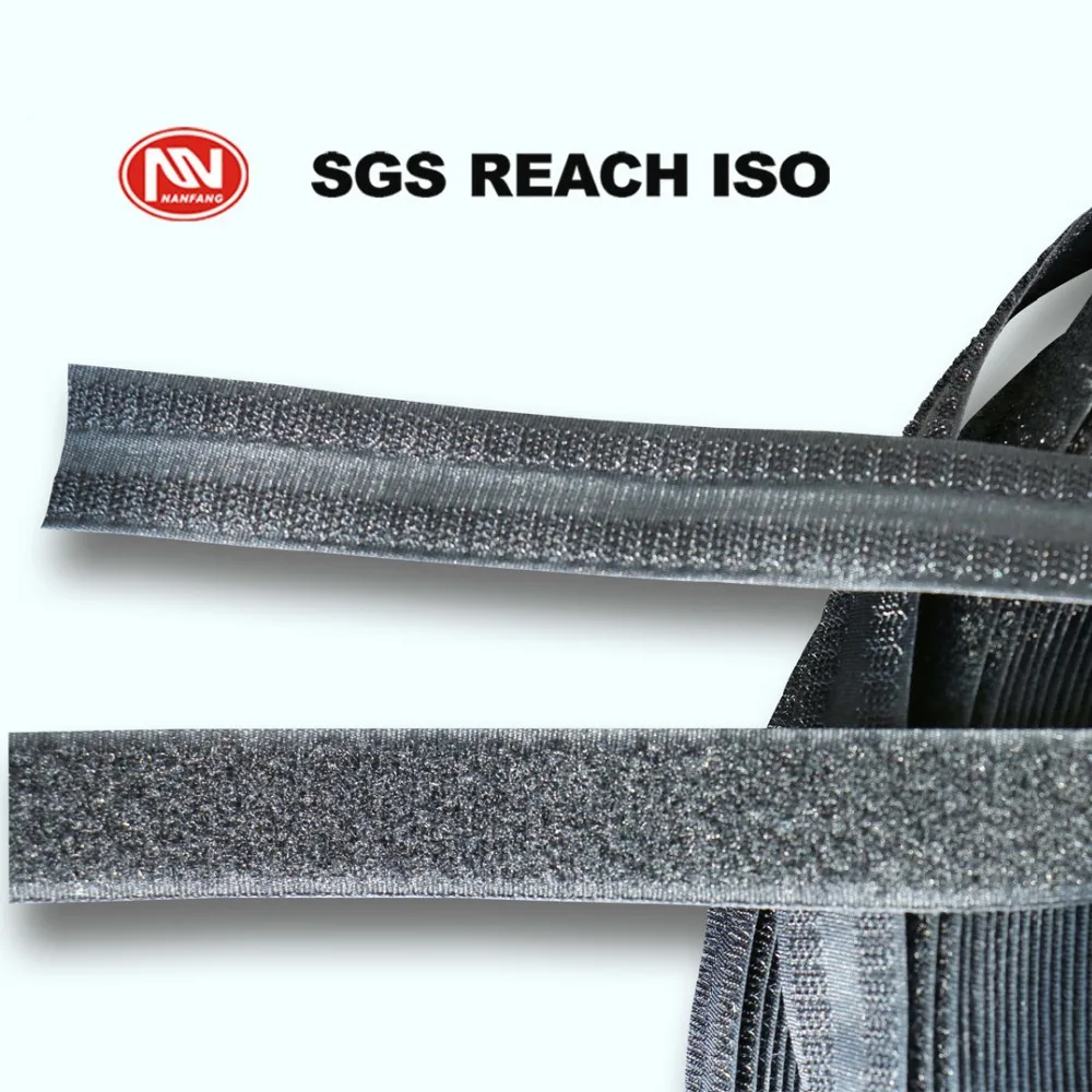 China Eco-friendly Hot sale new products Binding belt glitch Special hook and loop tapes for car 25mm Wholesale Hook and loop