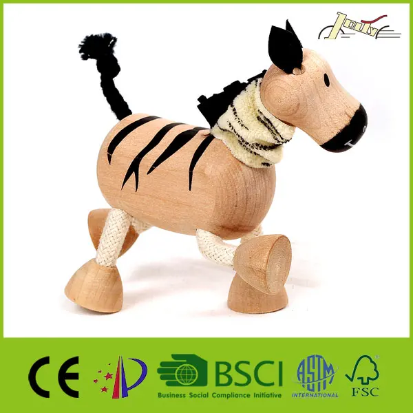 3D Zebra Wooden Animal Shape Education Toy  Teenagers