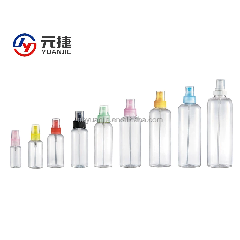 50ml 60ml 75ml Plastic square mist spray bottle for cosmetic