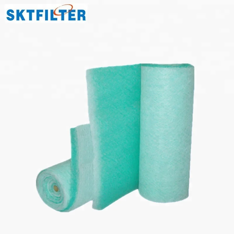 air conditioner cover filter media spray booth fiberglass filter