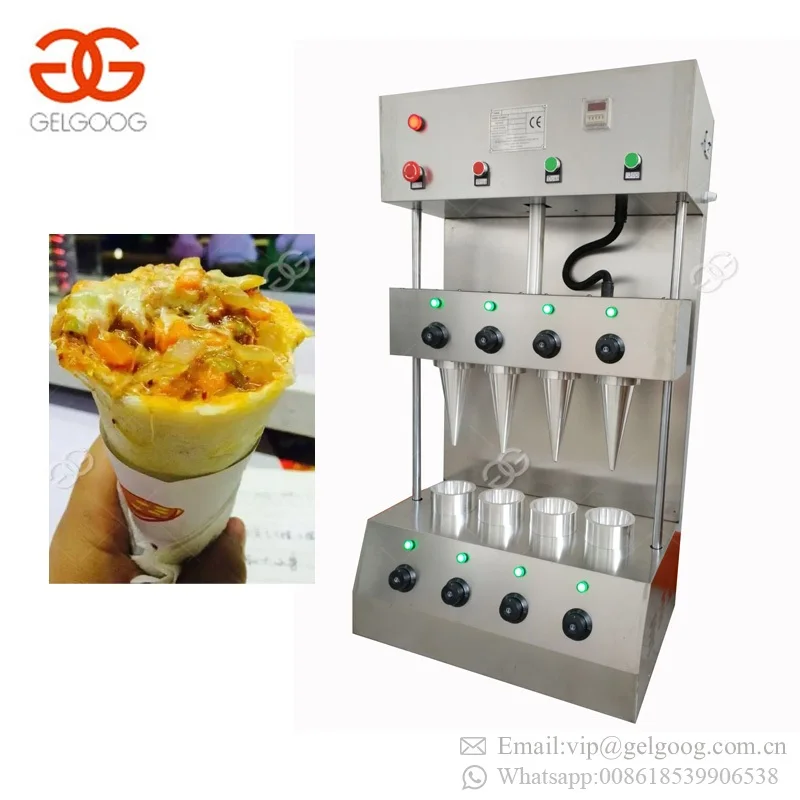 Hot Sale Wafer Cone Maker Kono Pizza Cono Forming Making Molding Machine Pizza Cone Equipment