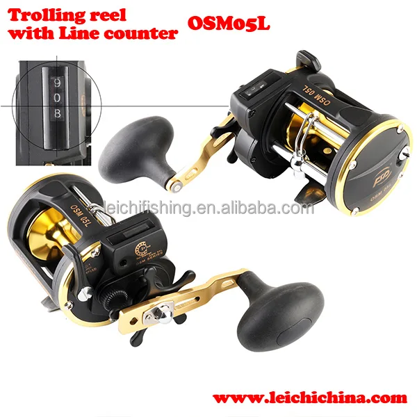 Line Counter Level Wind sea fishing trolling reel