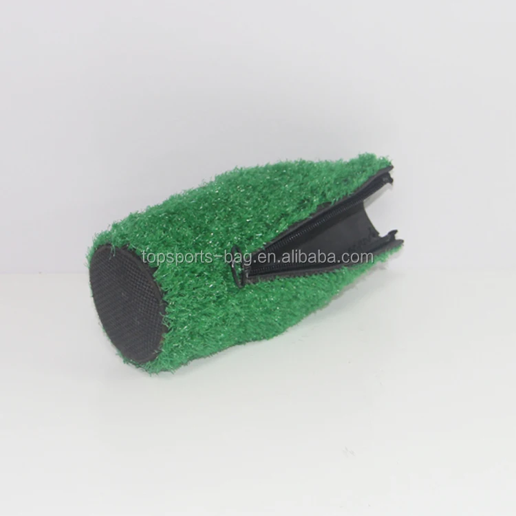 Green Artificial Grass Neoprene Beer Bottle Cooler Stubby Holder Turf Beer Cooler Insulator