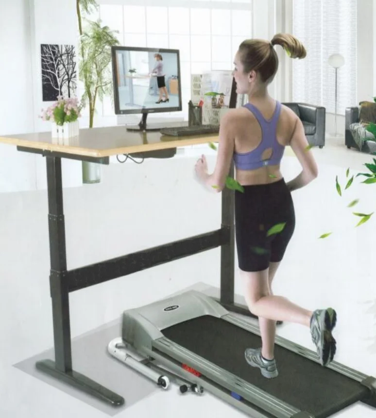 
BAMBKIN bamboo furniture height adjustable table computer desk lift table office desk 