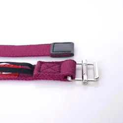 new buckle narrow yoga stretch strap yoga belt cotton for Iyengar yoga 2.5cm wide