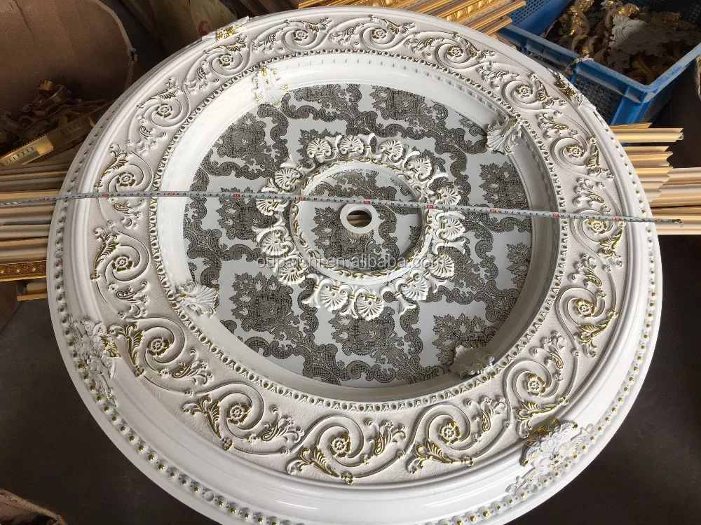 round designs PS plastic artistic ceiling