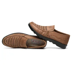 2021 spring breathing antiskid wear-resistance putian shoes mens leather smooth oxfords shoes leather shoes