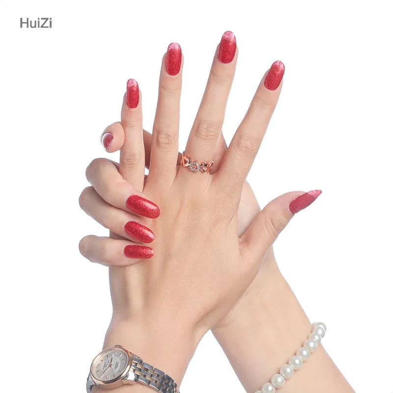 Huizi nail sticker 2024 nails jewelry gel nail polish sticker