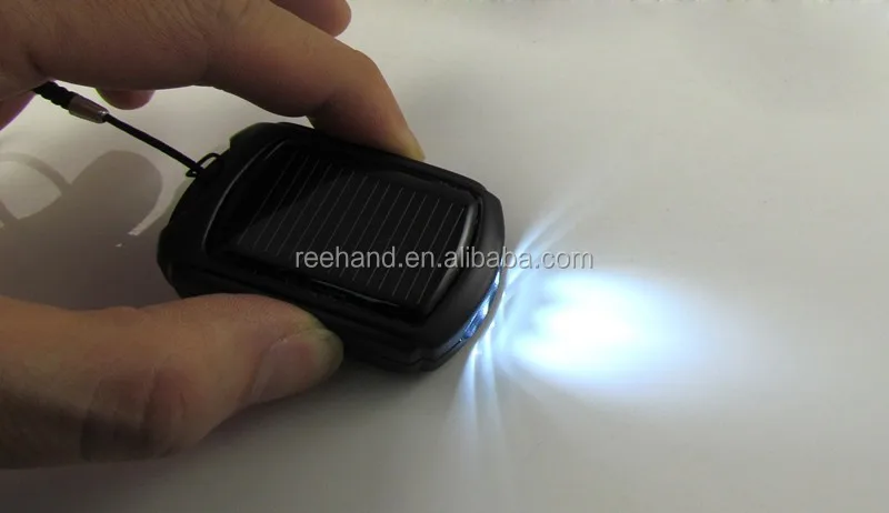 
Mini Keychain Solar Charger 410mah Solar Battery Power Bank for Samsung Galaxy S3 OEM ODM Accepted 