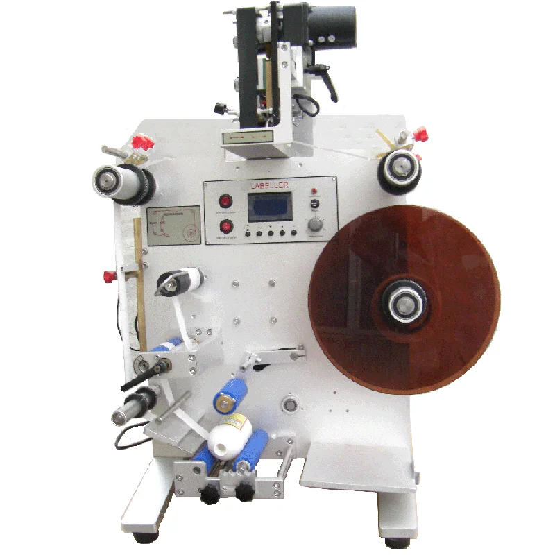
JT-130 Semi automatic wrap-around medicine bottles labeling machine 