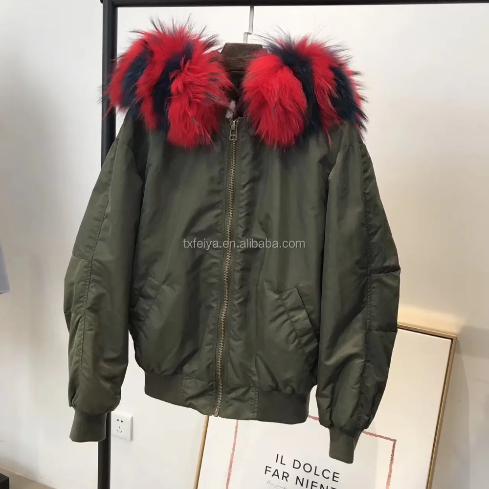 New women winter clothing bomber jacket Hooded Fur Collar Warm Coat And Jackets