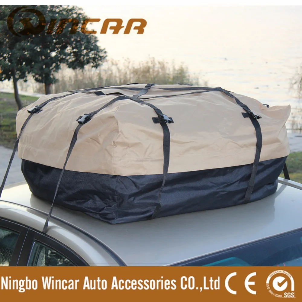 
600D Oxford Fabric Car Roof Bag for Touring Travel,Car Roof Luggage Carrier 