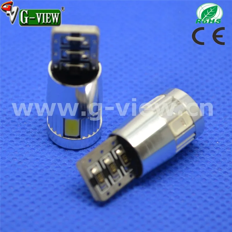 Высокое качество и горячие продажи T10 6smd 5630 canbus водить авто интерьера дверь свет для всех автомобилей