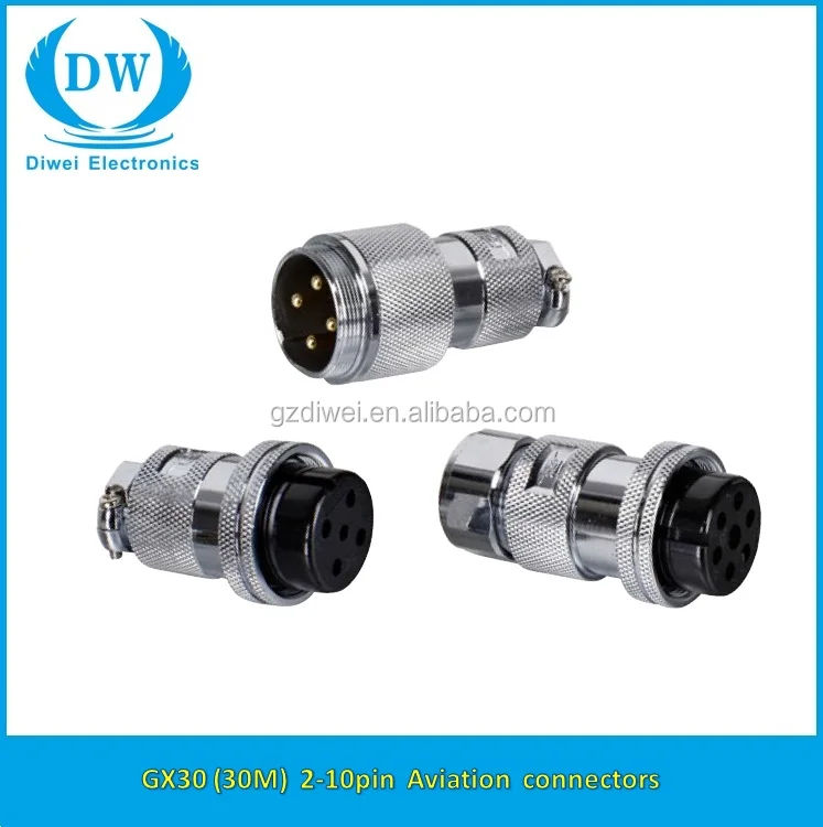 Высокое качество задней панели установлен Gx30 3 контактный разъем винта