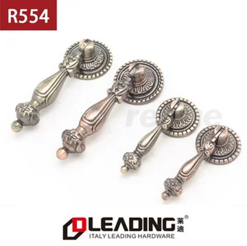 Классическая ручка, ручка для шкафа с античным дизайном/Ручка для выдвижного ящика из цинкового сплава, одно отверстие