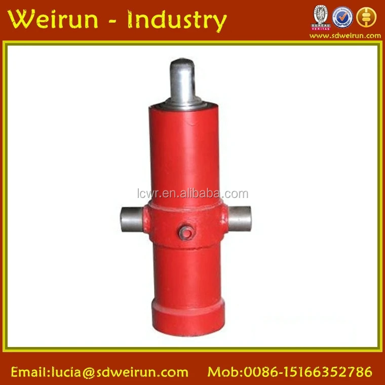 
4 stage hydraulic telescopic ram cylinder for 38-60 ton truck 