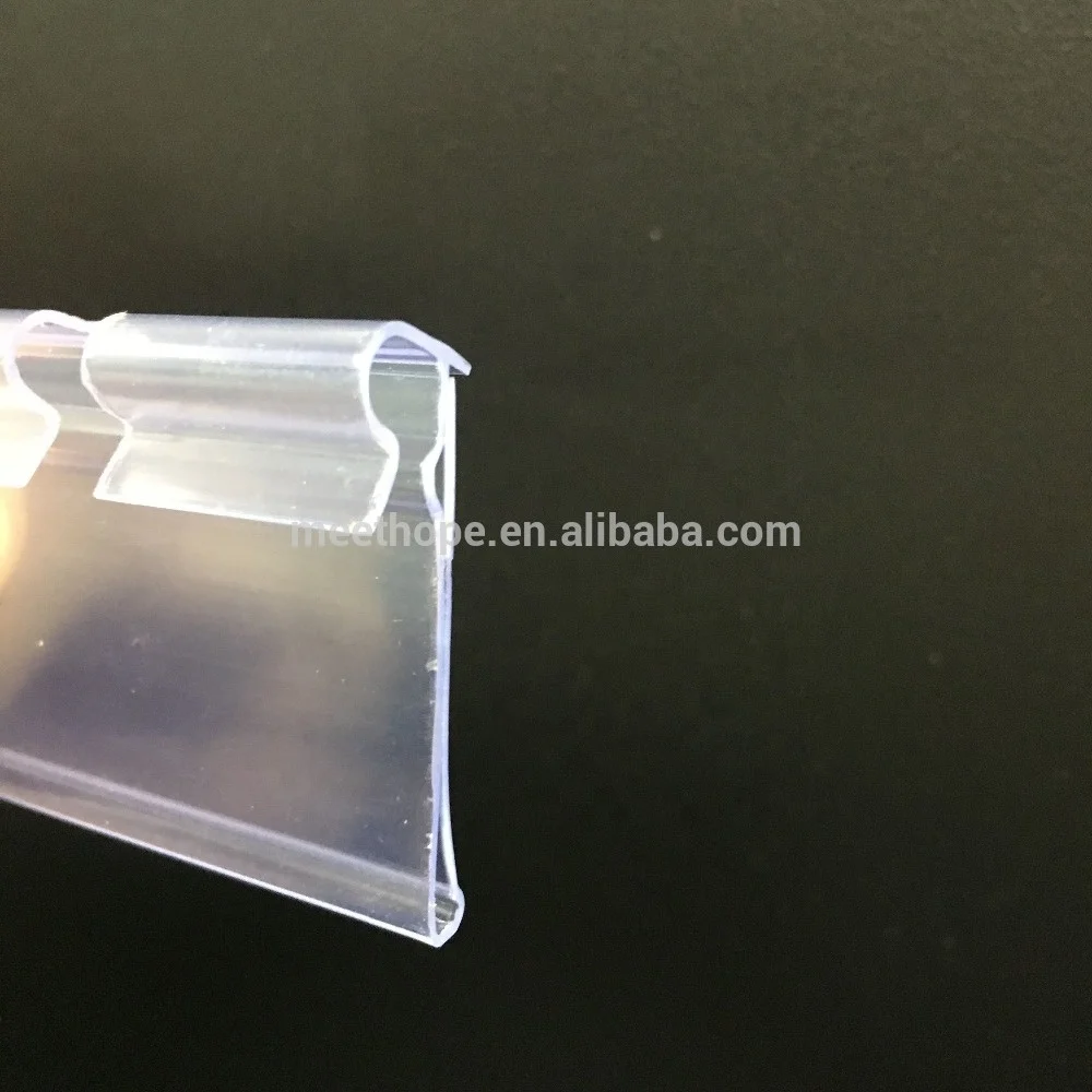 26mm H Meethope display plastic name retail supermarket slatwall hook price tag holder