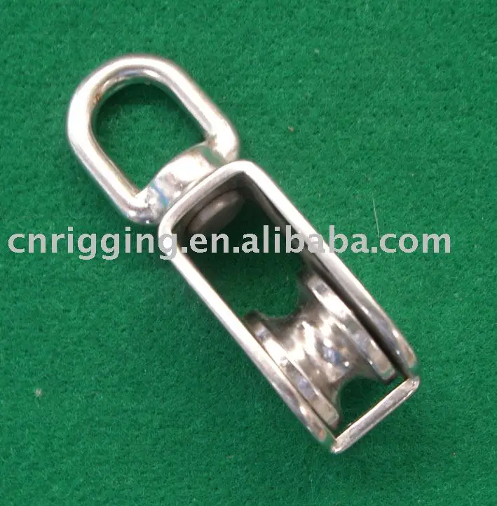 
Swivel pulley with loop rigging hardware SS304 and SS316 