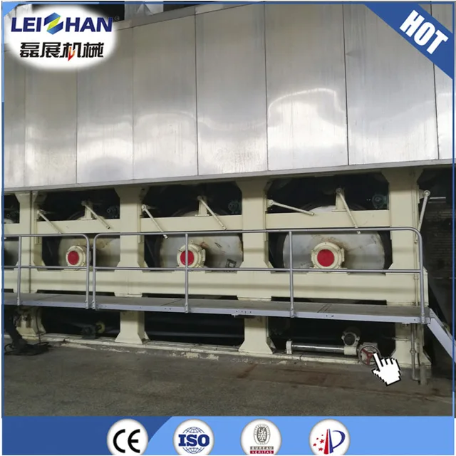 Waste Paper Recycling Machine Cardboard Kraft Fourdrinier Corrugated Fluting Paper Making Machine