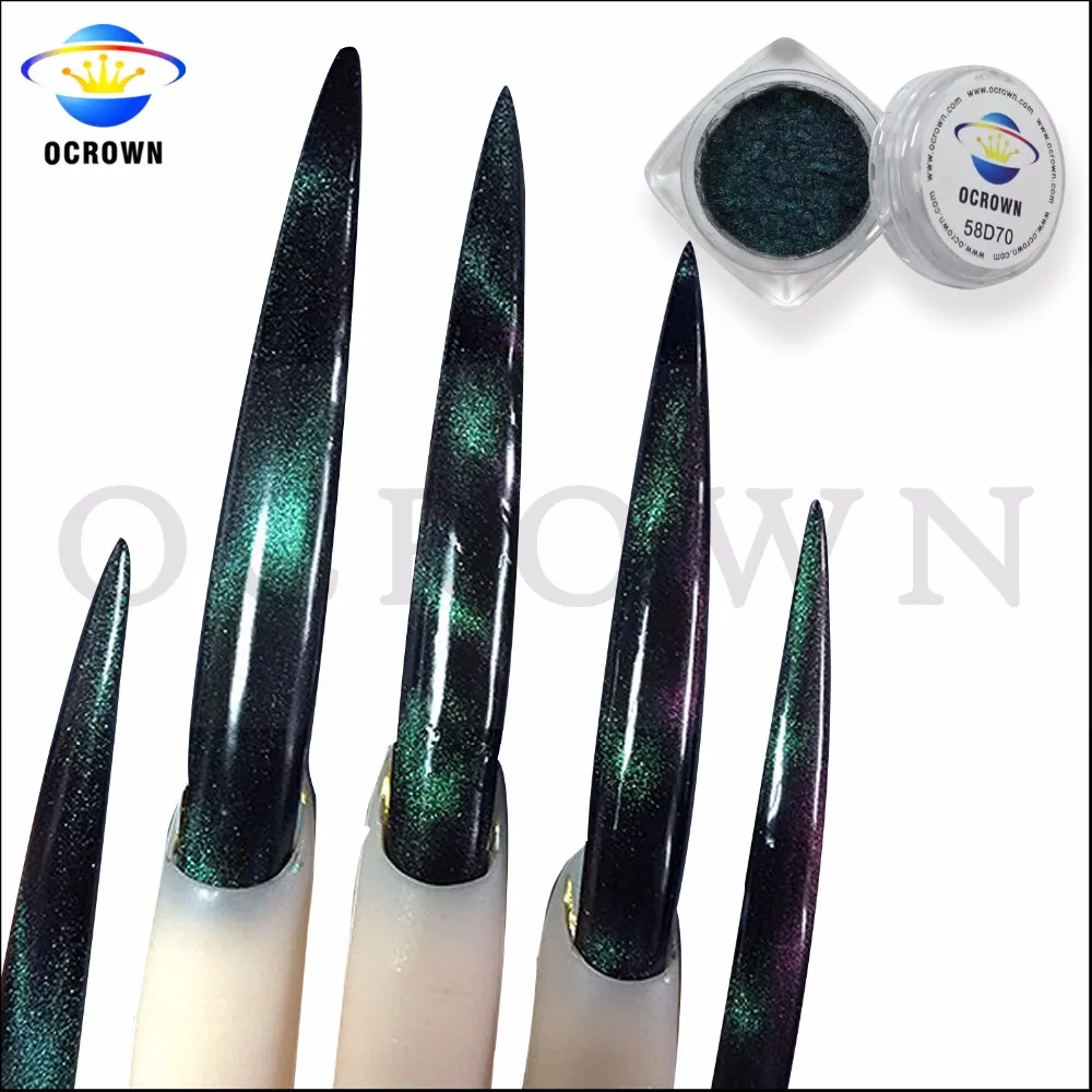 Chameleon Magnetic Pearl Pigment Nail Polish Mica Pigment Powder