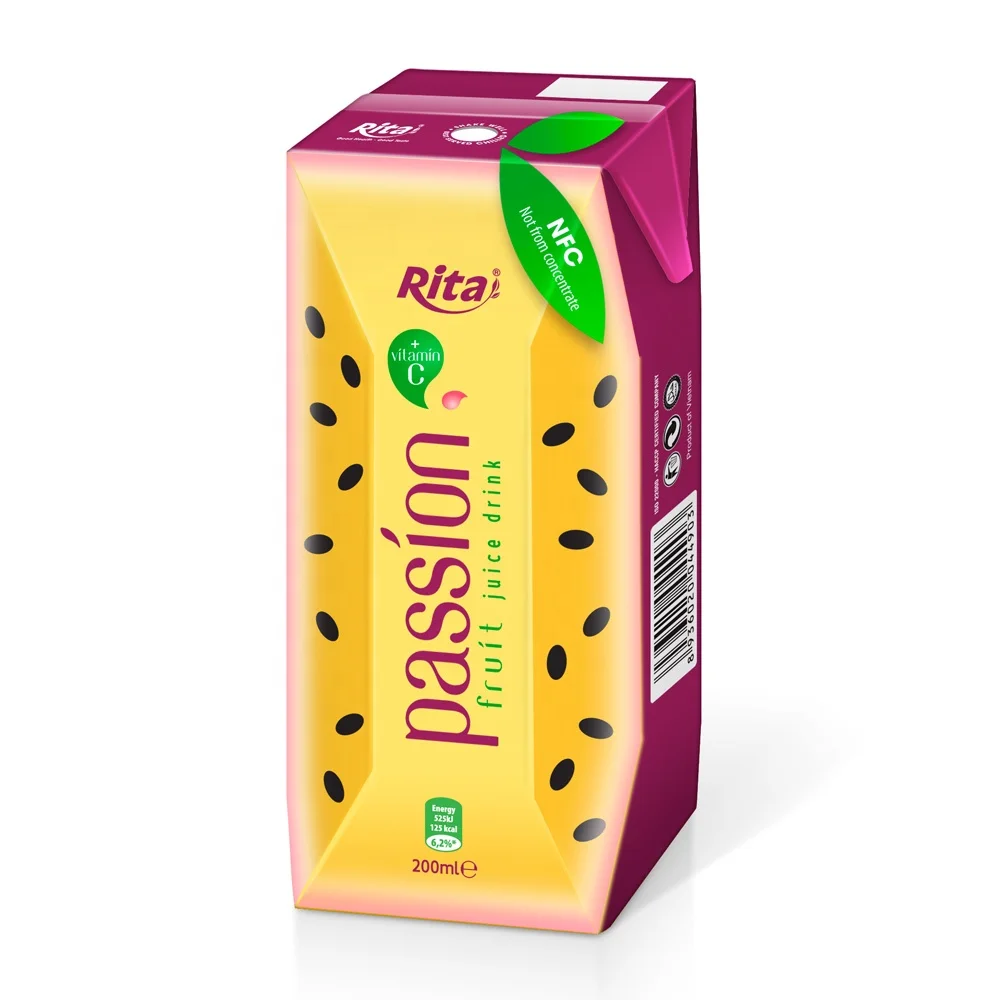 200ml paper pack Aseptic pack Watermelon juice from Vietnam