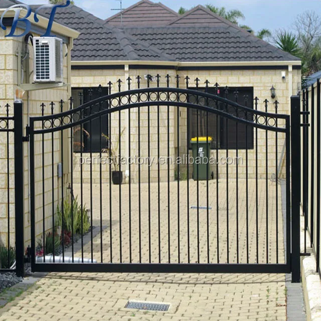 
Alibaba Best seller cheap used wrought iron door gates/wrought iron fence/steel fence(factorary) 