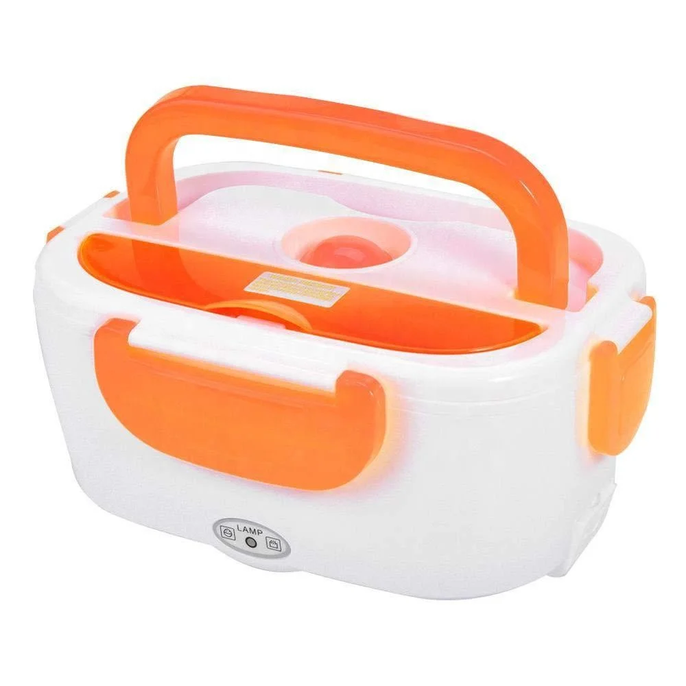 
Travel mini portable plastic electric heating Insulation heated food warmer storage box electric lunch box with low price 