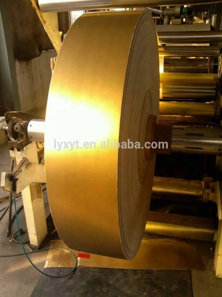 230gsm cigarette case packing Metalized Gold Cardboard cigarette paperboard