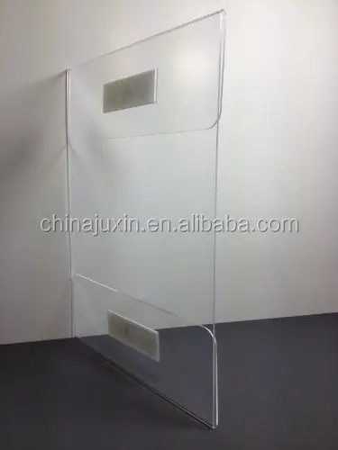 Poster sleeve A4 vertical with 2 magnetic tapes