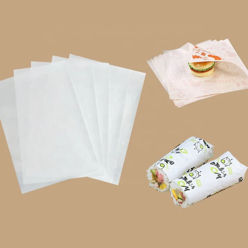 
Custom printed wrapping paper food grade single pe coated paper sheet for food packaging 