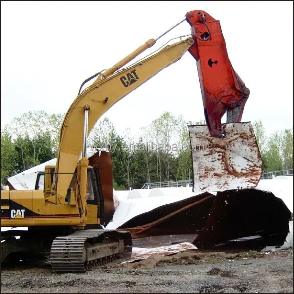 Excavator attachment machinery parts hydraulic shear demolition shear scrap metal shear steel sheet